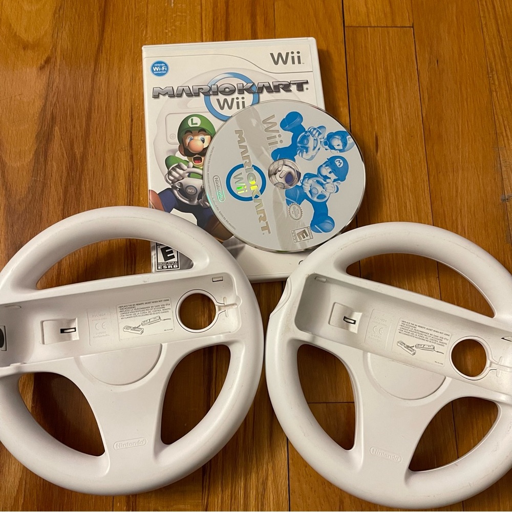 Mario Kart Wii Bundle With Wheels
